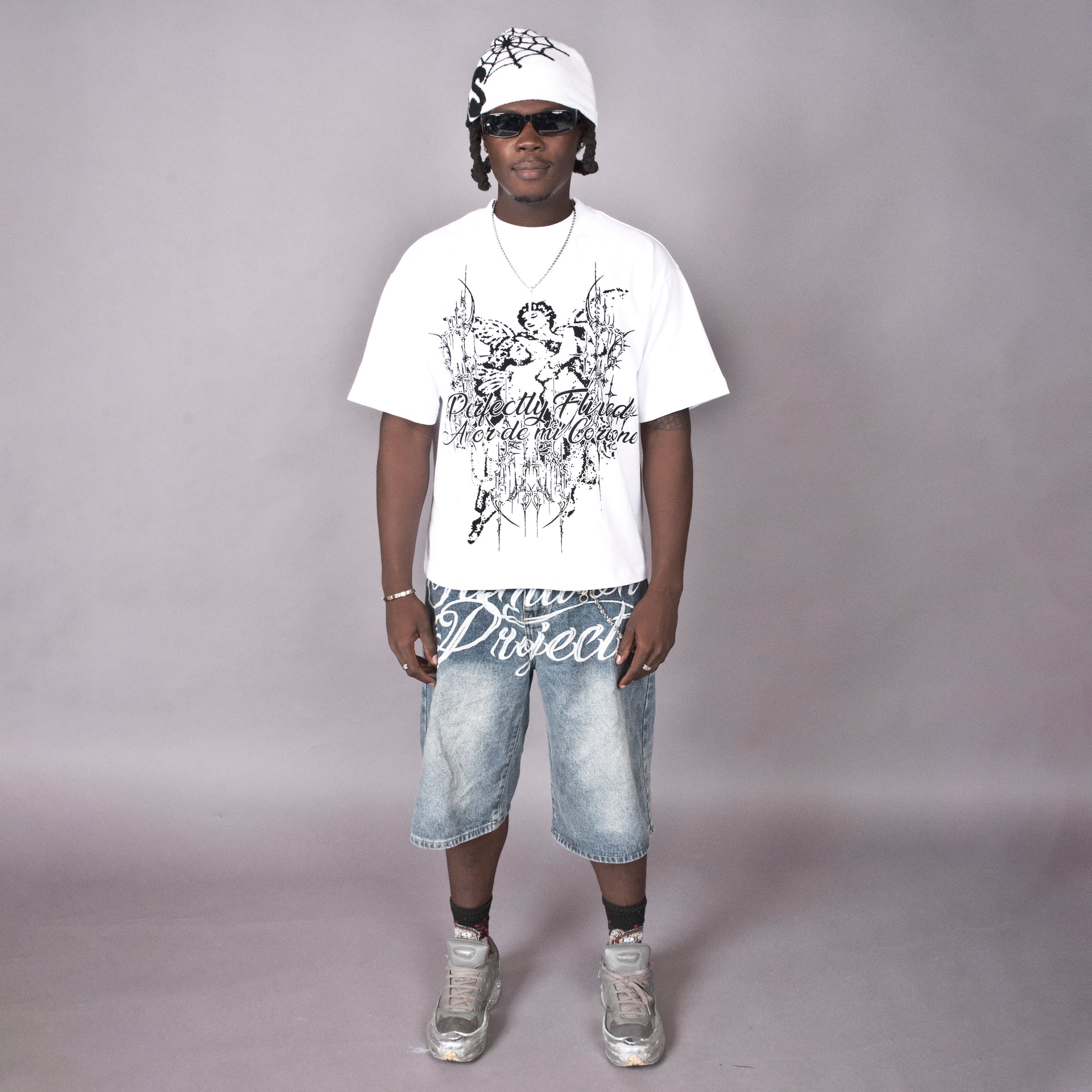 M.D.L   T-shirt  (White)